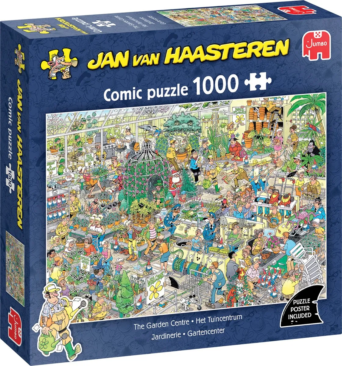 Jan van Haasteren Het Tuincentrum Legpuzzel 1000 Stuks - Meerkleurig