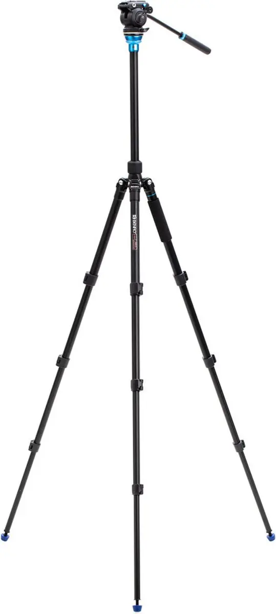 Benro A1883FS2PRO Aero Statief - 4 Secties - Zwart/Blauw