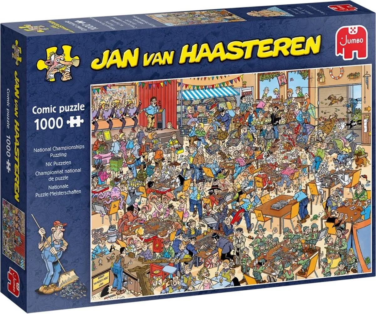 Jan van Haasteren NK Puzzelen 1000 Stuks - Multicolor