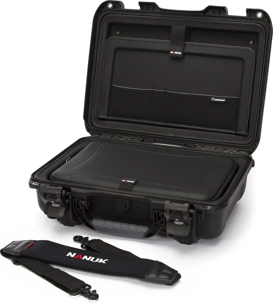 Nanuk 923-1001 Koffer - 15 inch Laptopkit - Zwart