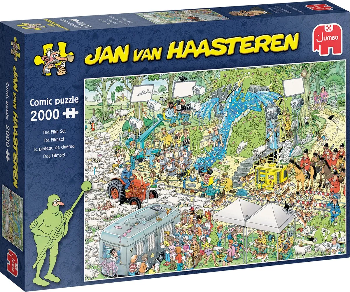Jan van Haasteren De Filmset Puzzel 2000 Stuks