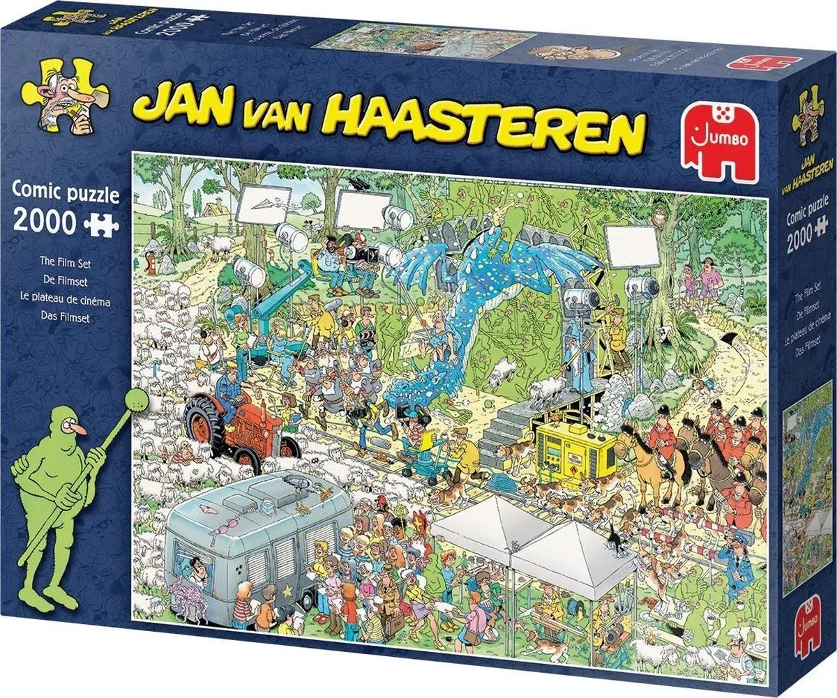 Jan van Haasteren De Filmset Puzzel 2000 Stuks - Meerkleurig
