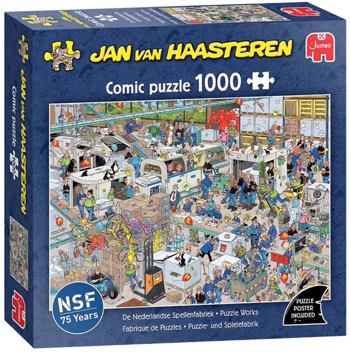 Jan van Haasteren 1000 Stuks Puzzel - Meerkleurig