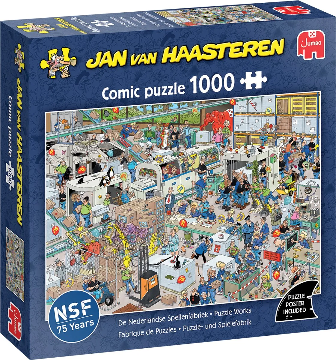 Jan van Haasteren 1000 Stuks Puzzel - Meerkleurig