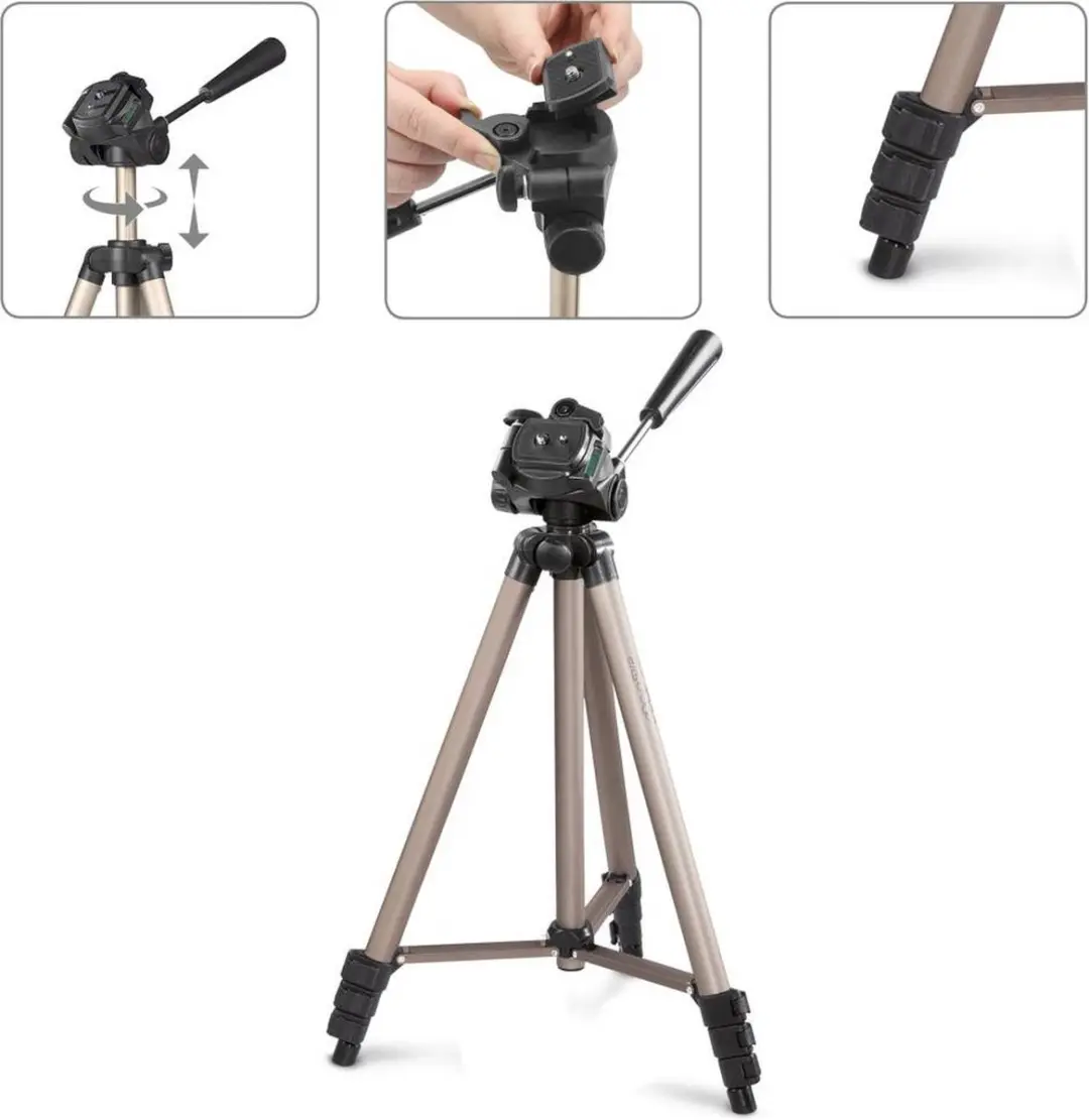 Hama Star 75 Statief - 4 Secties - Champagne