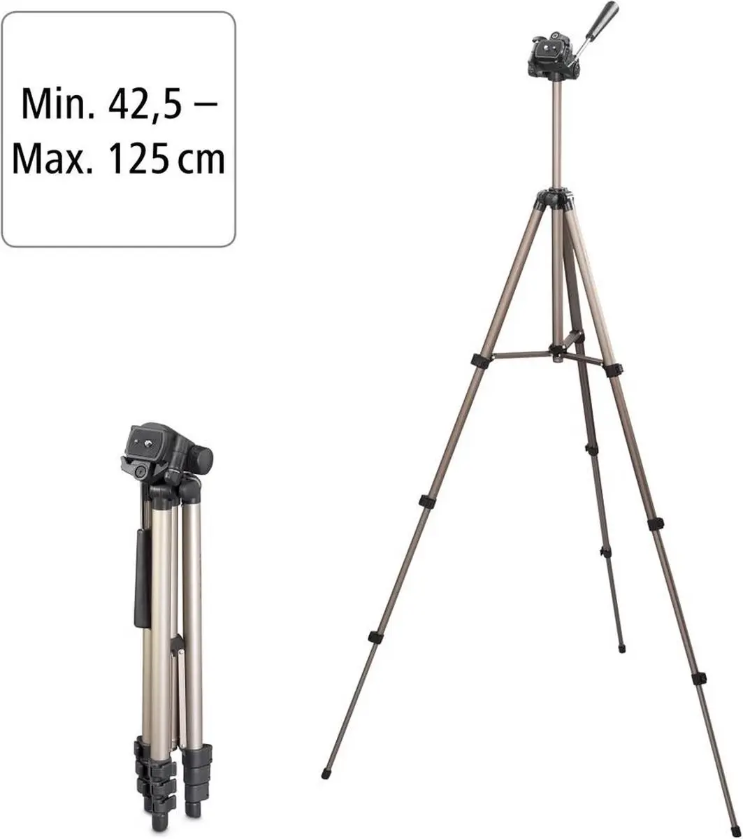 Hama Star 75 Statief - 4 Secties - Champagne