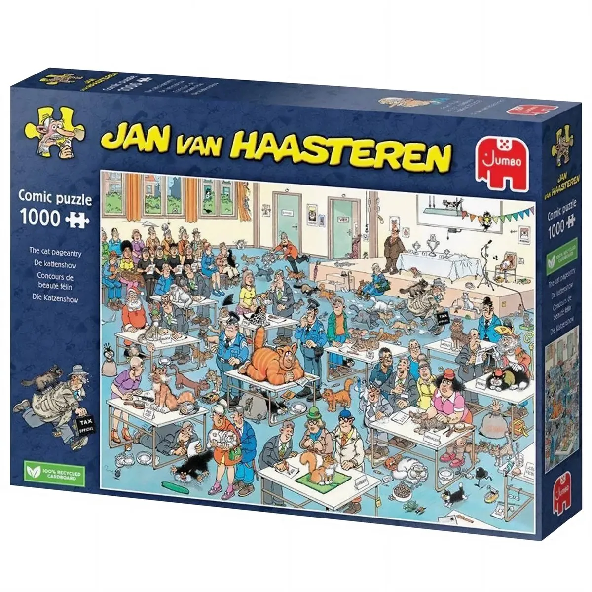 Jan van Haasteren De Kattenshow Puzzel 1000 Stuks - Meerkleurig - afbeelding 6 van 6