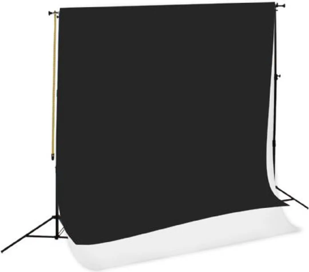 Falcon Eyes SPK-2 Achtergrondsysteem - 2 Rollen 1,38x11m Wit/Zwart
