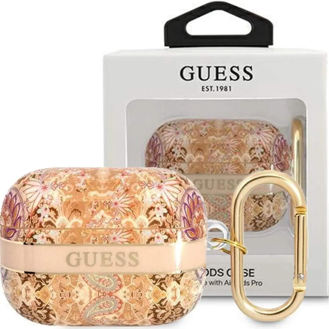 GUESS TPU Flower Print Hoesje