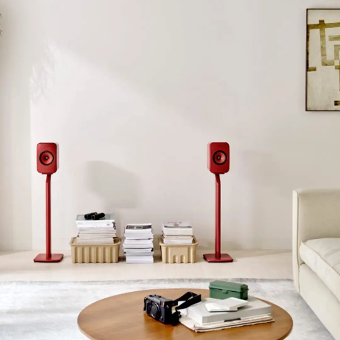 KEF S1 Vloerstandaards - Rood - 2 Stuks