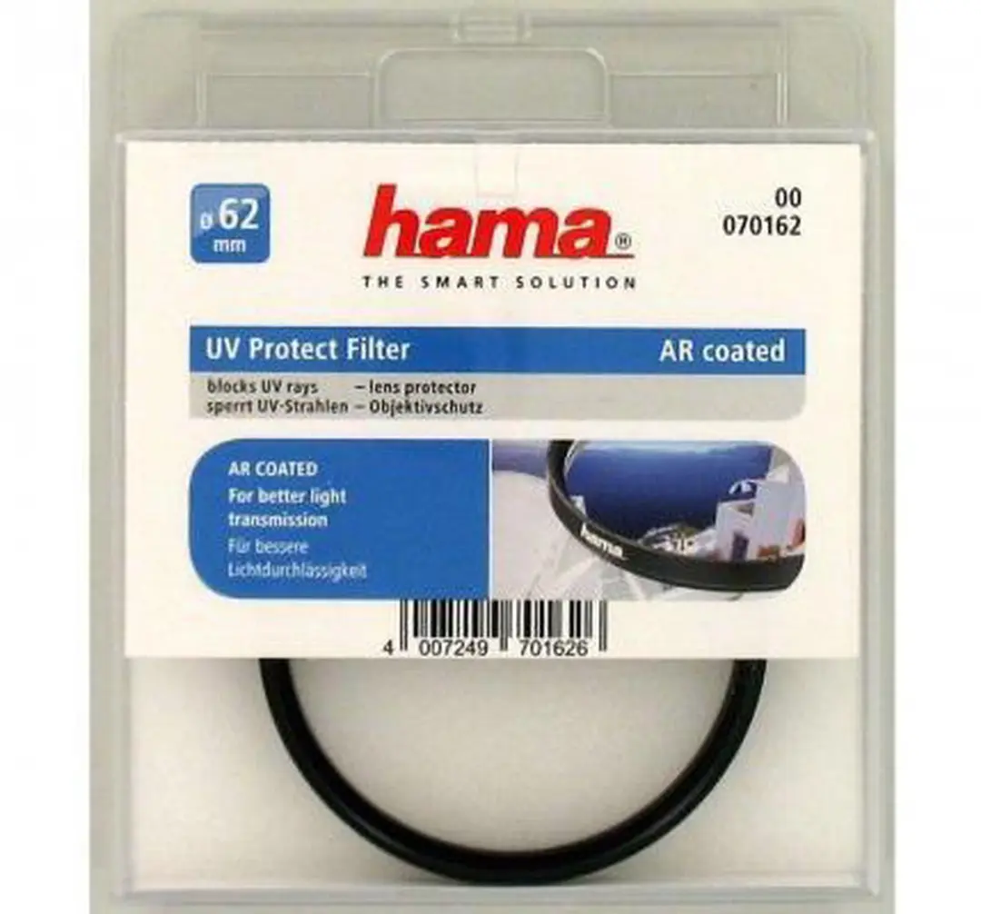 Hama UV-Filter 62mm - 70162 - Zwart - afbeelding 4 van 6