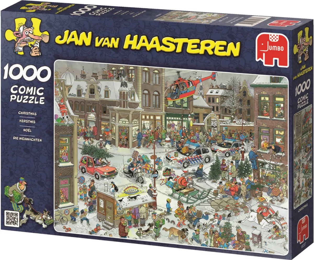 Jan van Haasteren Kerstmis Puzzel 1000 Stuks - Meerkleurig - afbeelding 6 van 6