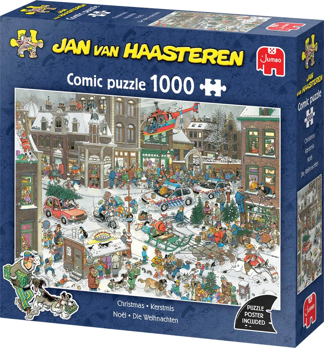 Jan van Haasteren Kerstmis Puzzel 1000 Stuks - Meerkleurig