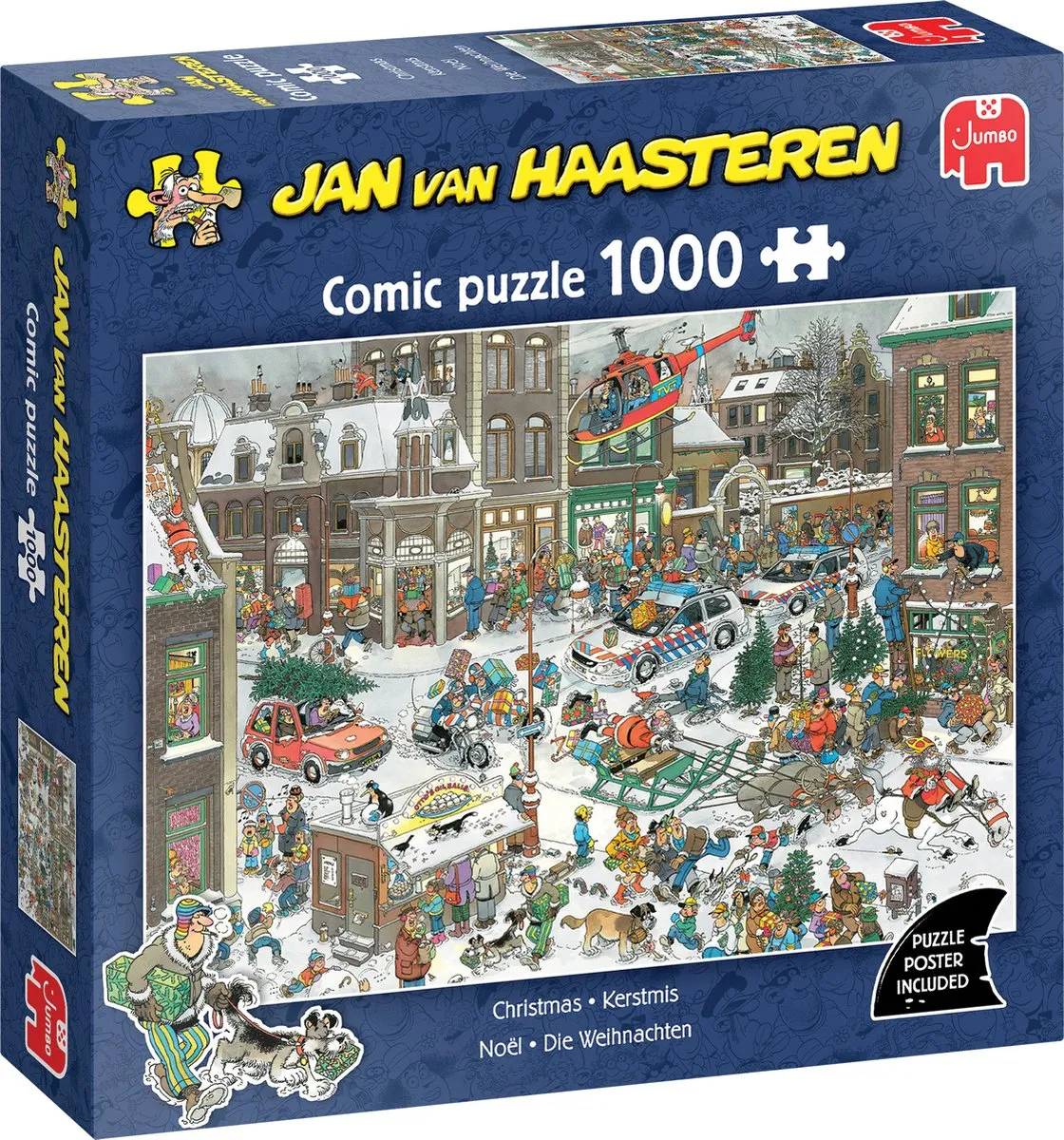 Jan van Haasteren Kerstmis Puzzel 1000 Stuks