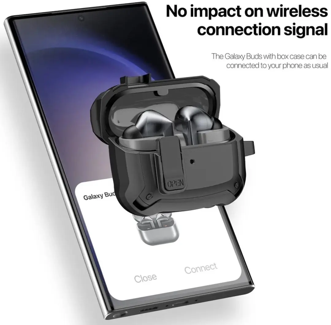 Dux Ducis SECH Case Samsung Galaxy Buds 3/3 Pro - Zwart