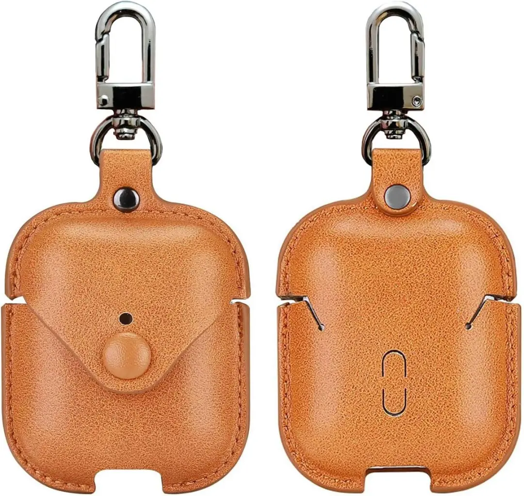 NUVEX Hoesje AirPods 3 Lichtbruin Leer