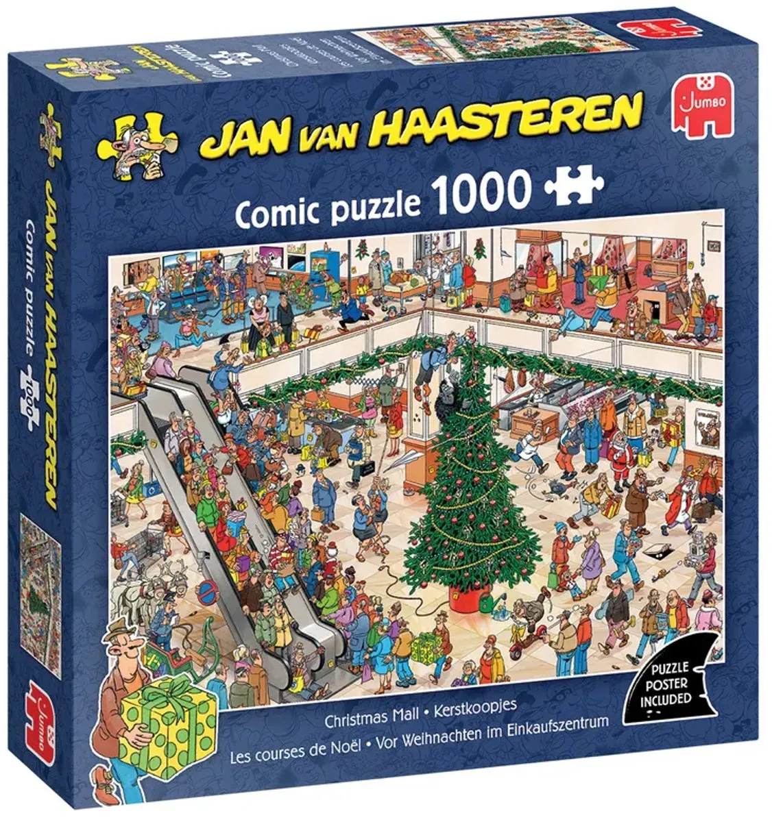 Jan van Haasteren Christmas Mall Puzzel 1000 Stuks