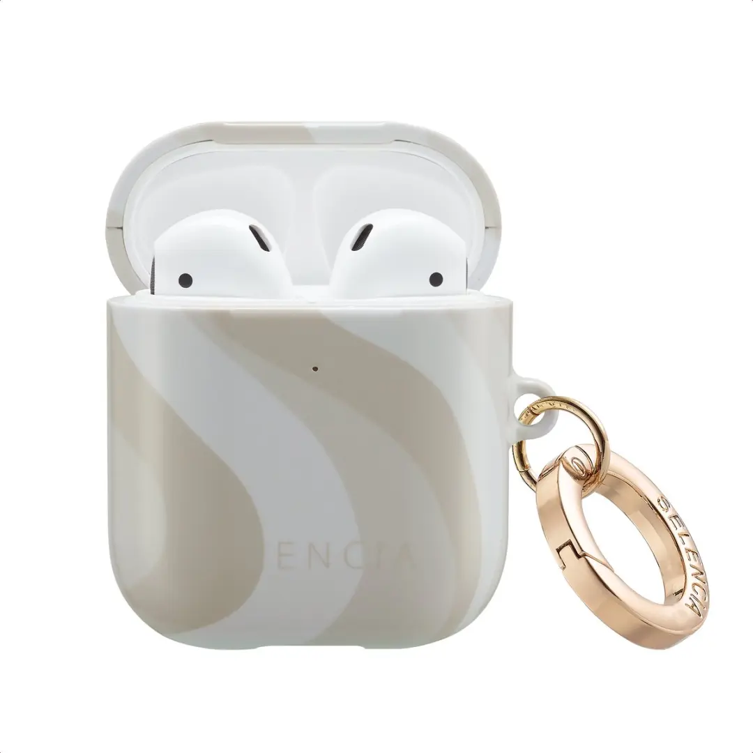 Selencia Hoesje AirPods Pro 3 Desert Waves Beige