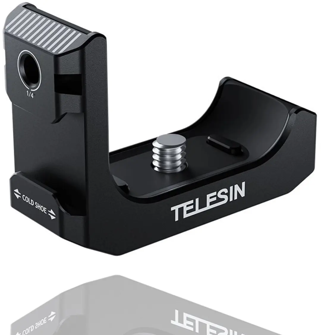 Telesin L-Plate voor Insta360 X4 - Aluminium - Zwart - afbeelding 2 van 6