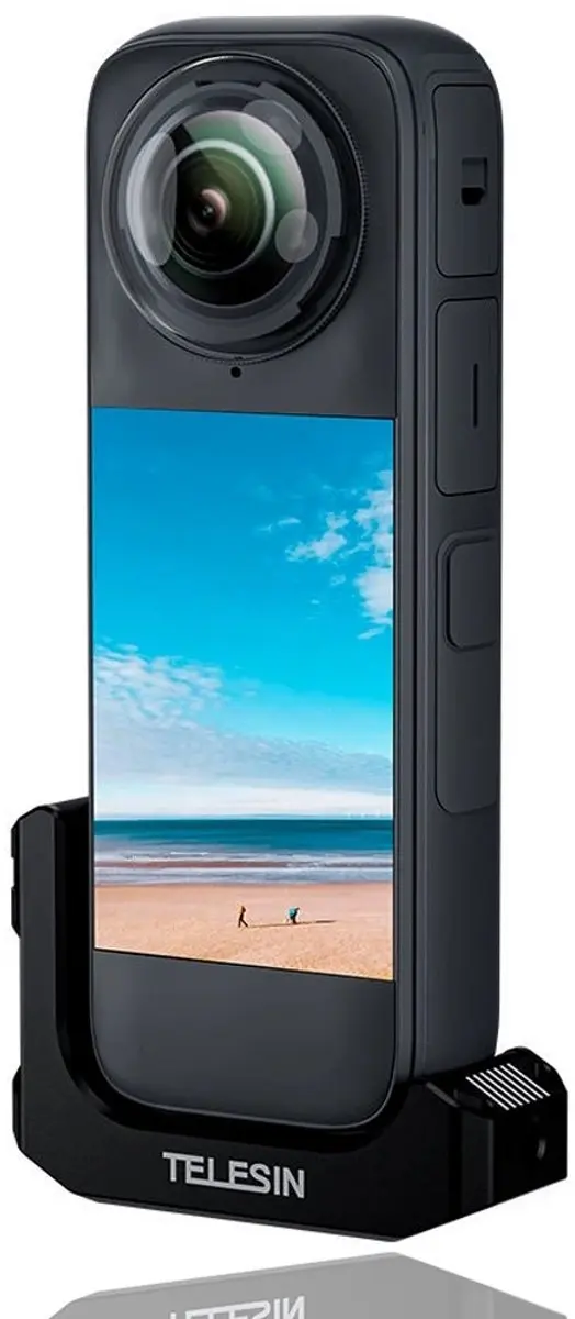 Telesin L-Plate voor Insta360 X4 - Aluminium - Zwart - afbeelding 3 van 6