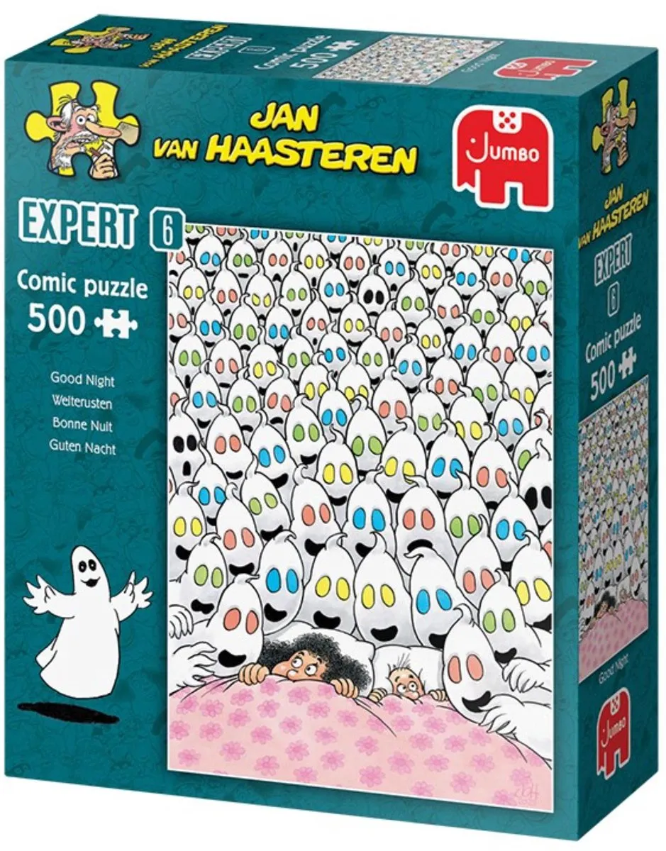 Jan van Haasteren Welterusten Expert 500 Stuks - Meerkleurig