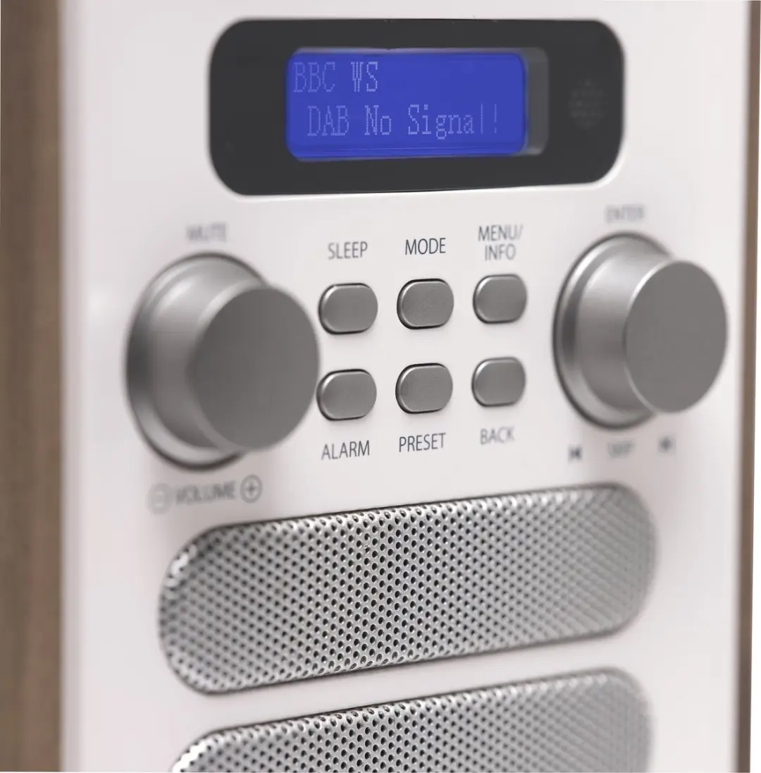 Denver DAB48 Retro Radio - DAB+/FM - Bluetooth - 2,5W - Wit