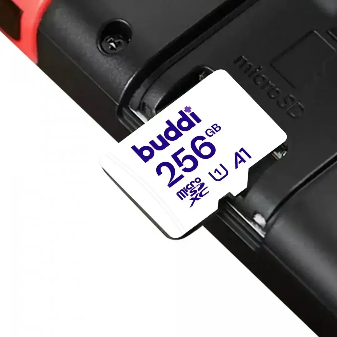 Buddi MicroSDXC 256GB - 160MB/s Lezen - Wit