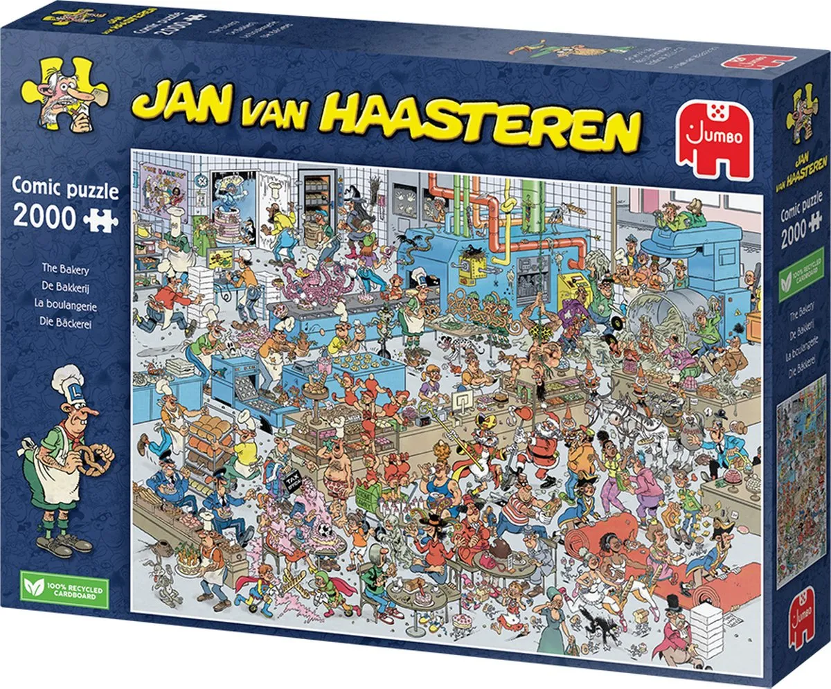 Jan van Haasteren De Bakkerij Puzzel 2000 Stuks - Meerkleurig