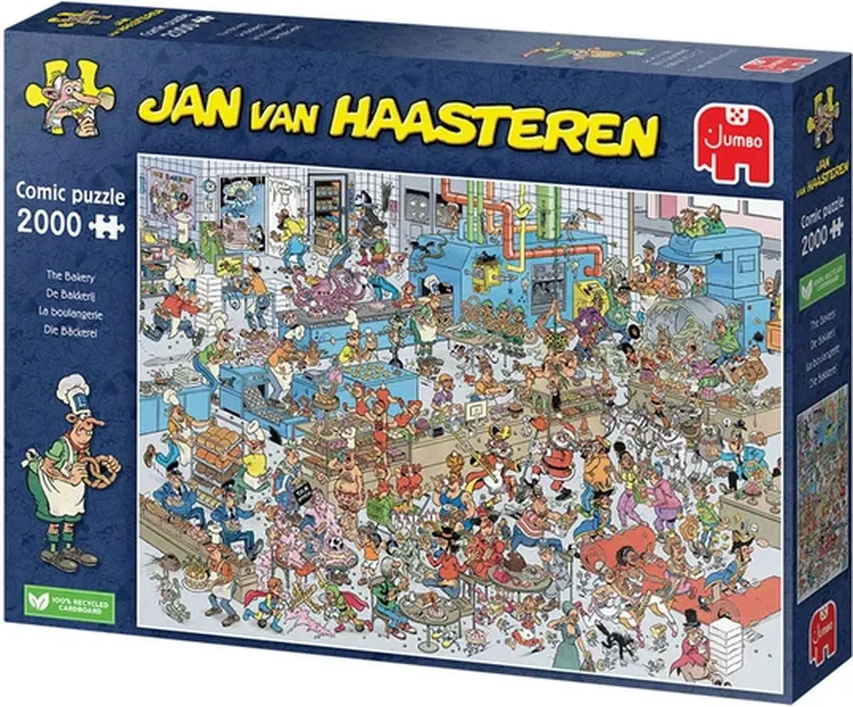Jan van Haasteren De Bakkerij Puzzel 2000 Stuks - Meerkleurig - afbeelding 6 van 6