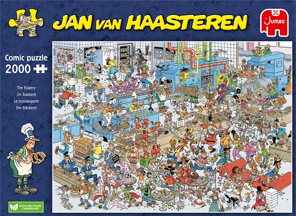 Jan van Haasteren De Bakkerij Puzzel 2000 Stuks - Meerkleurig