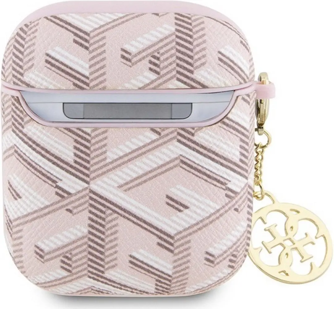 Guess Charm G-Cube Case Apple AirPods - Roze