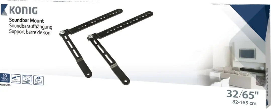 Konig KNM-SB10 Speakersteun - Muur - Zwart