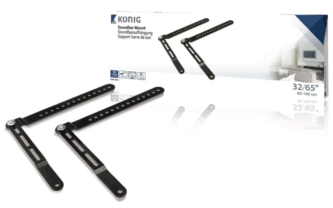 Konig KNM-SB10 Speakersteun - Muur - Zwart