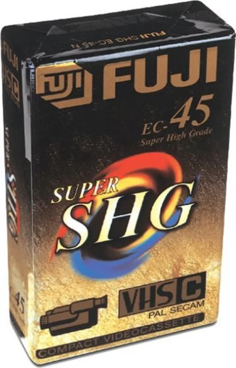 Fujifilm VHS-C EC45 Super High Grade Videocassette 45min