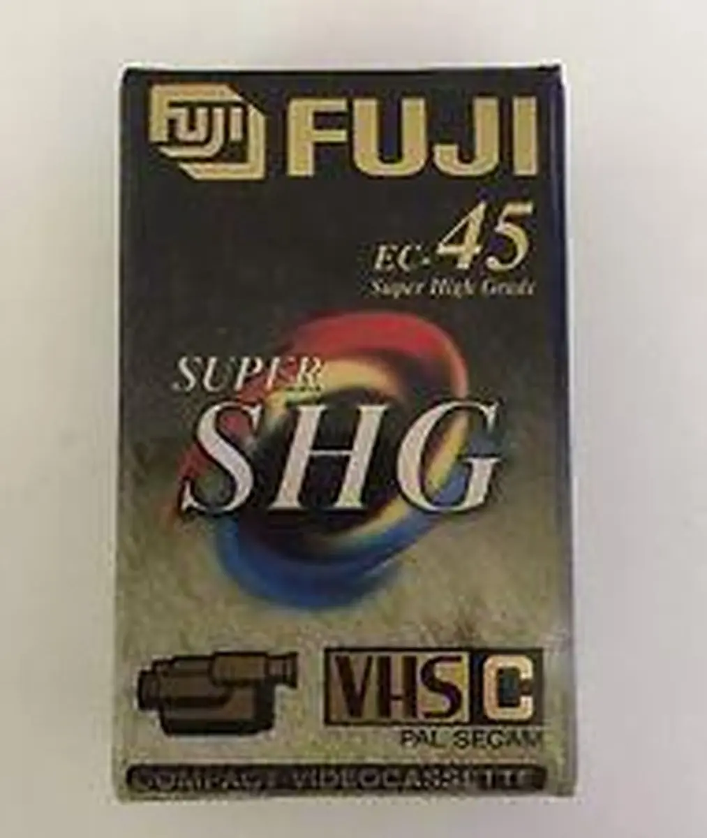 Fujifilm VHS-C EC45 Super High Grade Videocassette 45min
