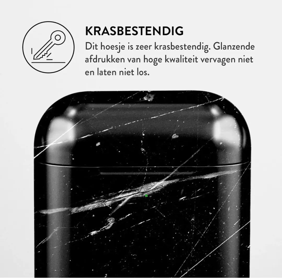 Burga Hoesje Apple AirPods 1 Noir Origin