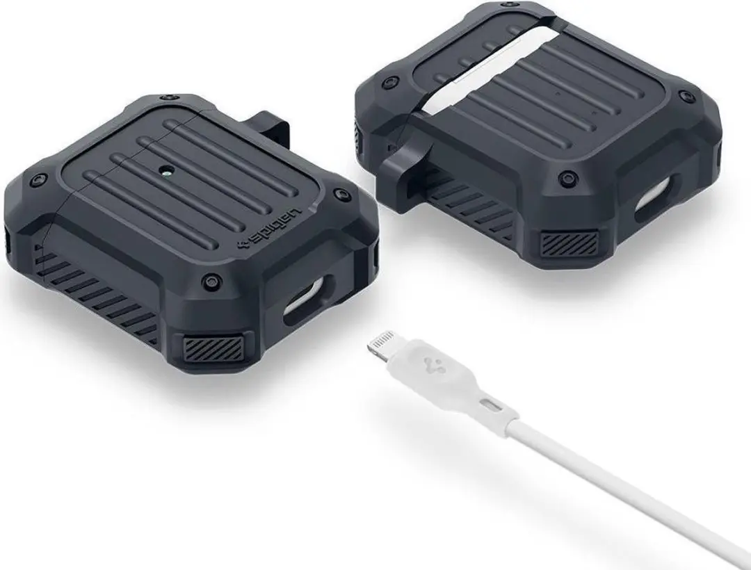 Spigen Tough Armor Apple AirPods 1/2 Hoesje Charcoal