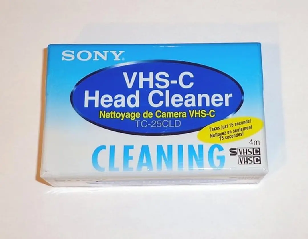 Sony TC-25CLD VHS-C Camera Head Cleaner