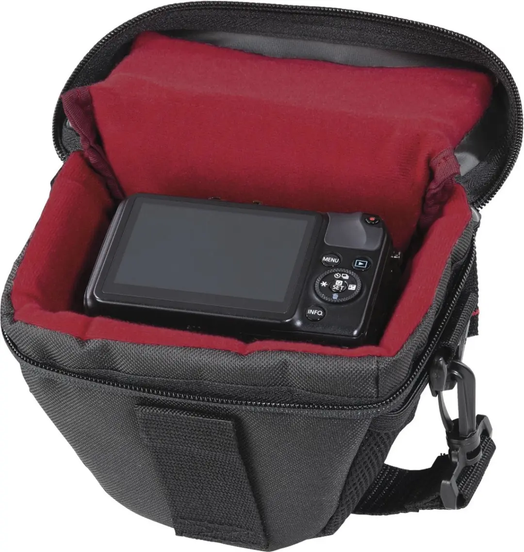 Hama Cameratas Valletta 90 Colt Rugtas - XS - Zwart - afbeelding 3 van 3