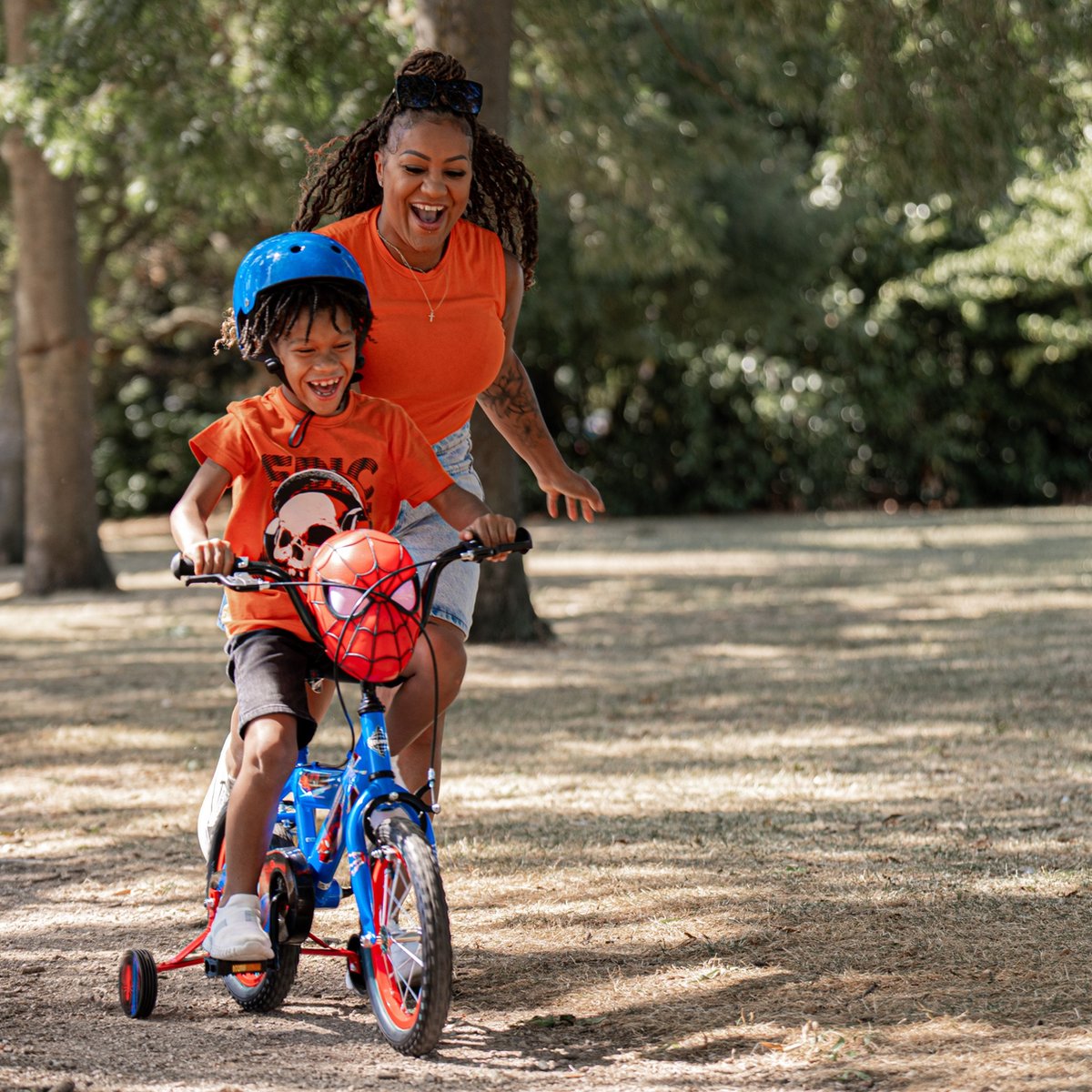 Disney Spiderman 14´´ Fiets Blauw Jongen