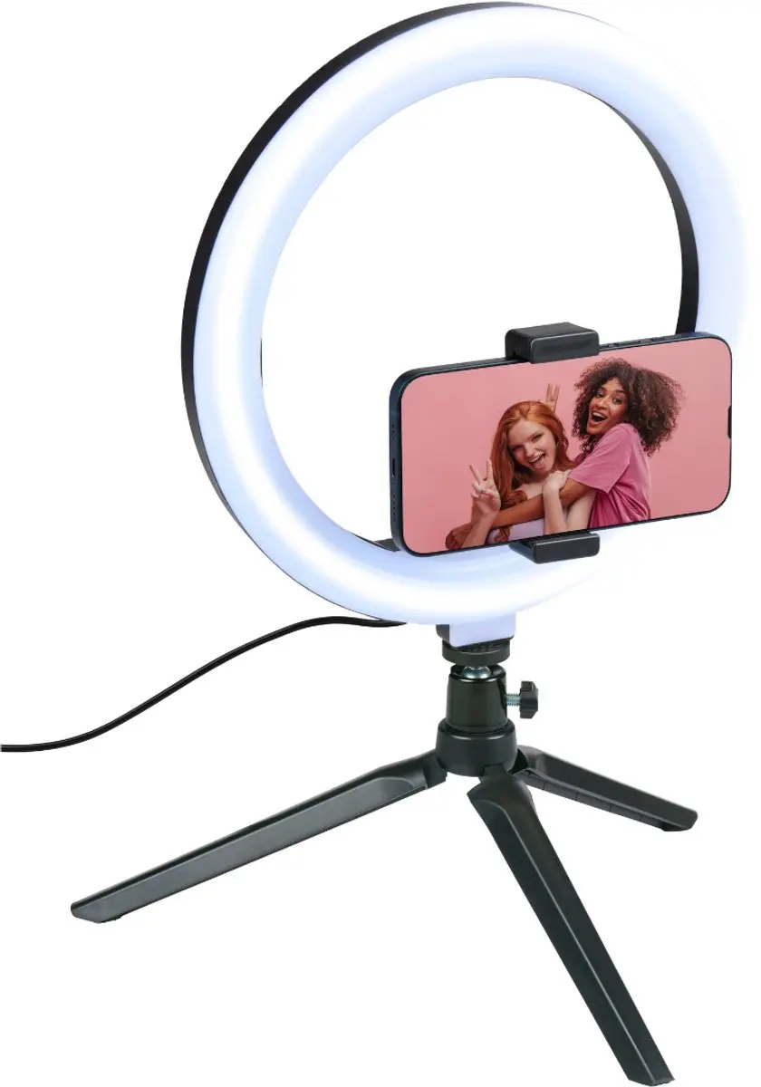 Grundig Ringlamp 10 Inch - Zwart