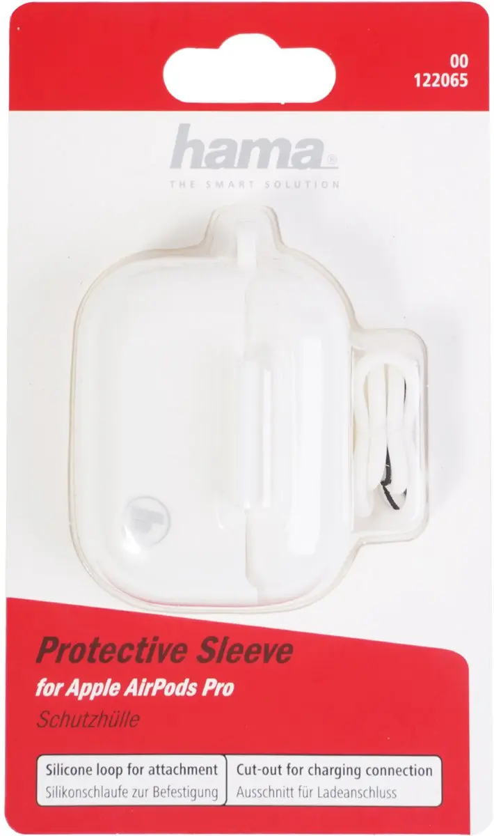 Hama Beschermhoes voor Apple Airpods Pro, wit