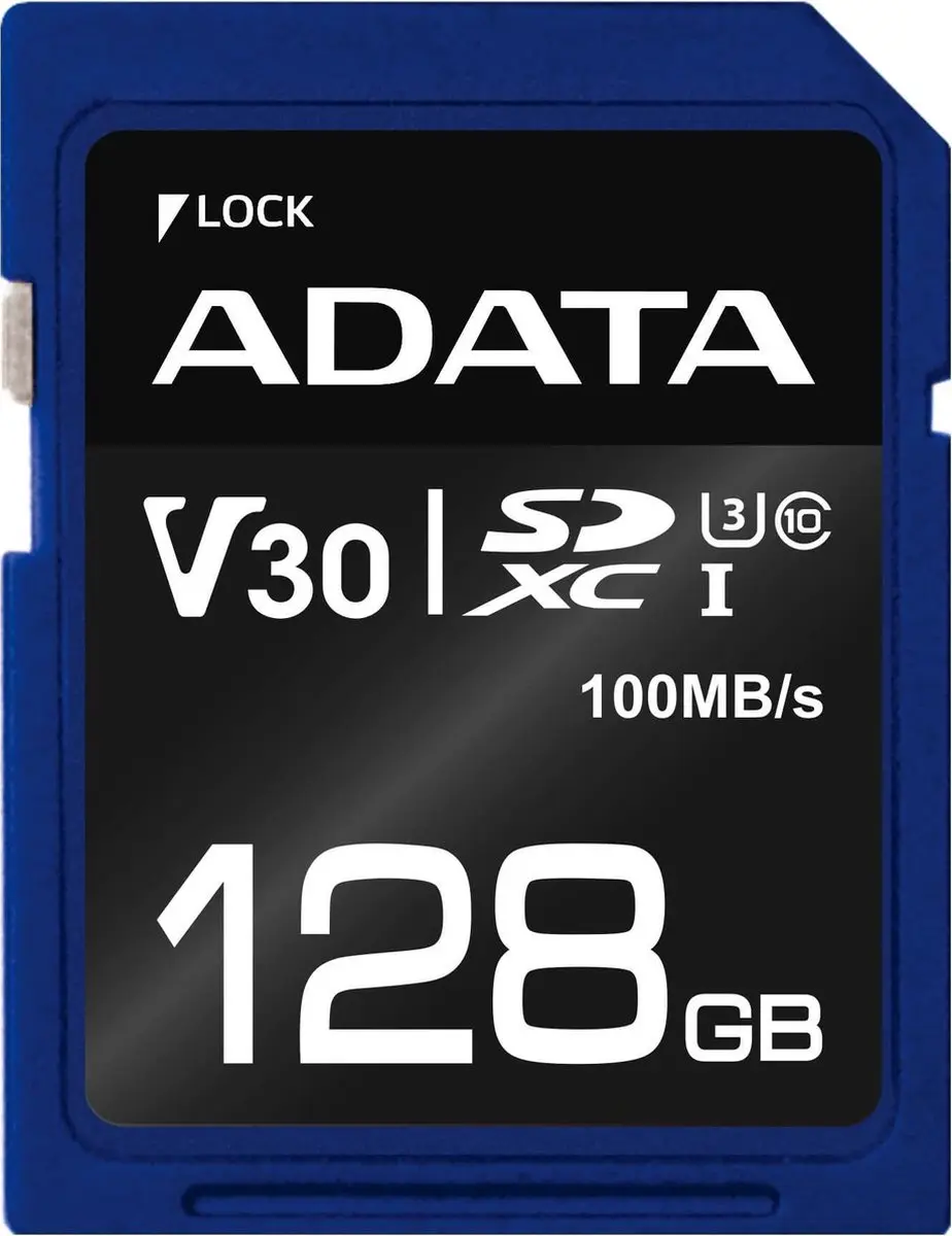 ADATA ASDX128GUI3V30S-R SDXC Geheugenkaart 128GB
