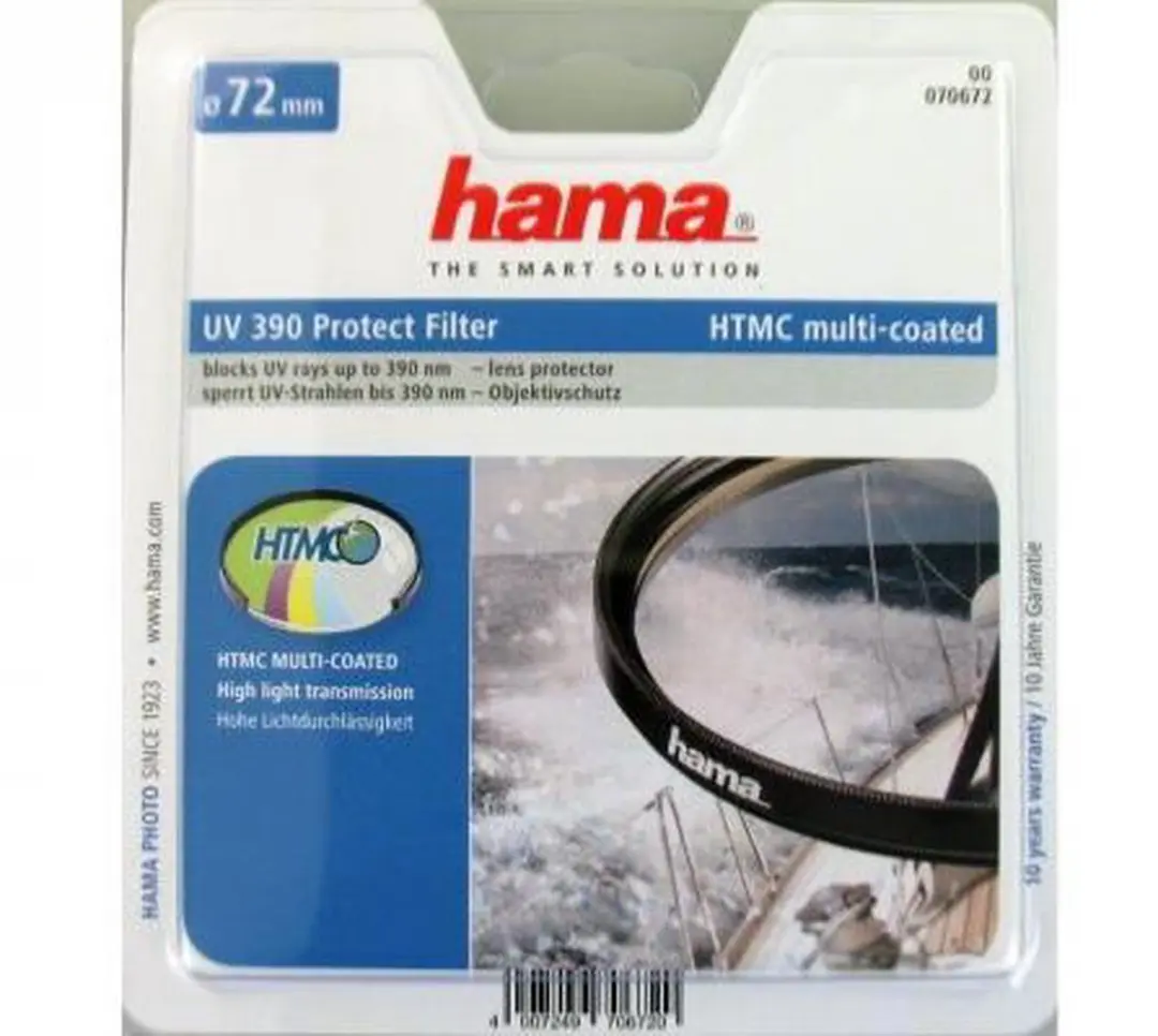Hama UV 390 Filter 72mm - Zwart - afbeelding 6 van 6