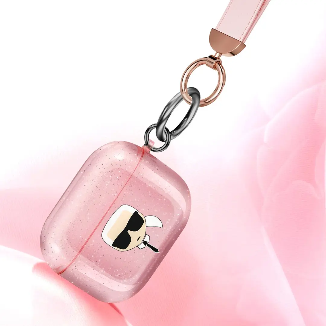 Karl Lagerfeld KLAPUKHGP Hoes AirPods Pro - Roze