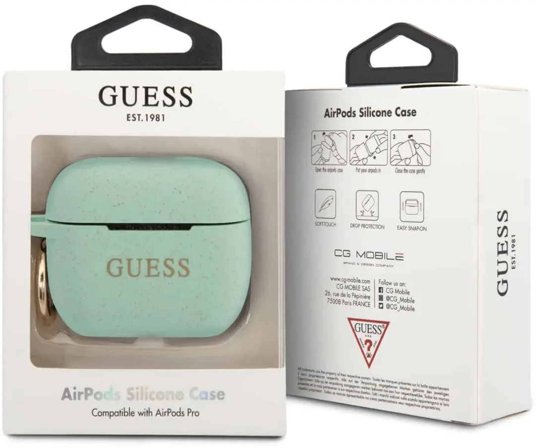 GUESS Silicone Case AirPods Pro - Groen