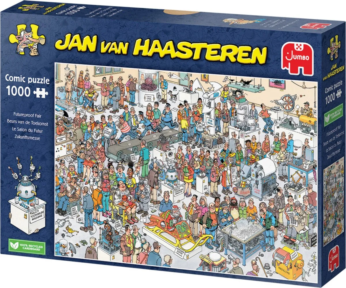 Jan van Haasteren Beurs van de Toekomst Legpuzzel 1000 Stuks - Meerkleurig