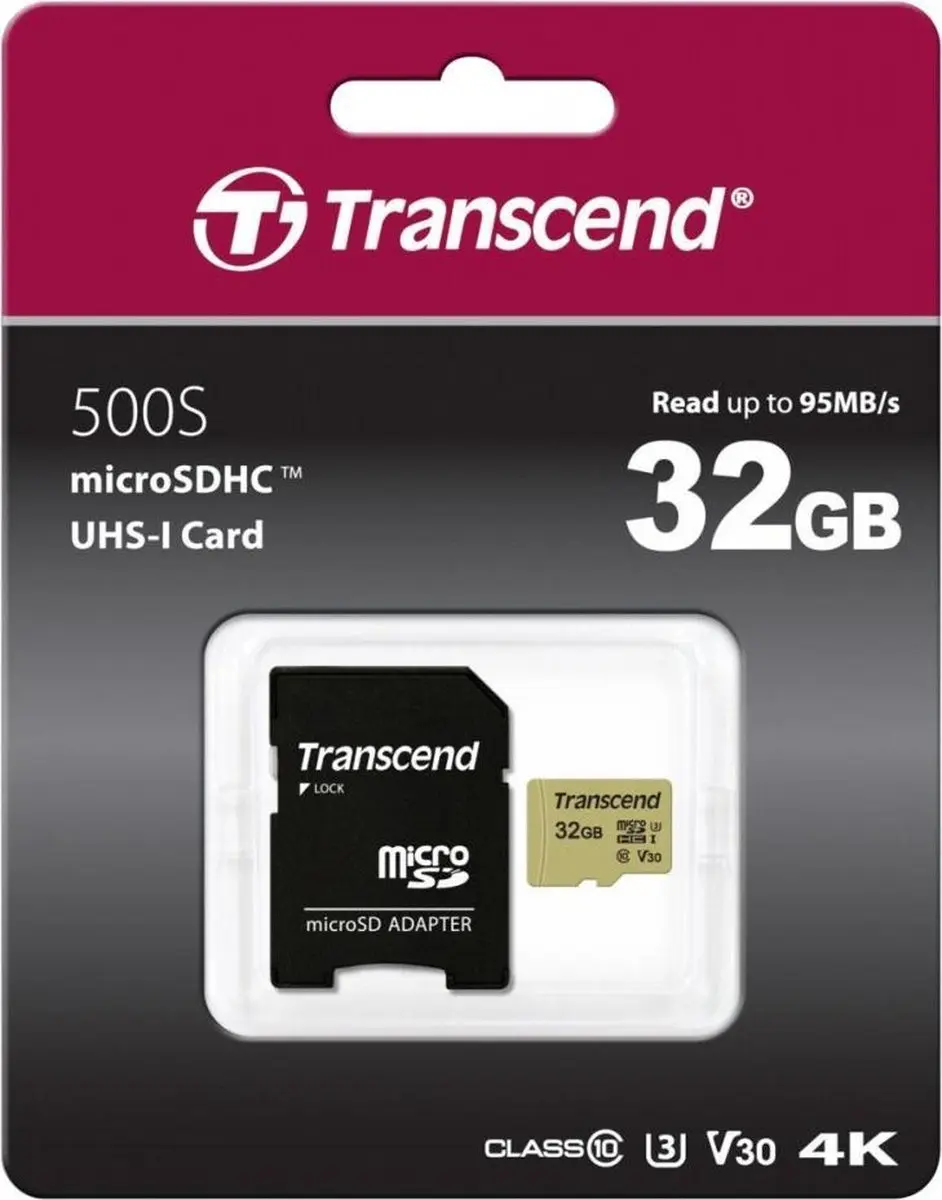Transcend 500S MicroSDHC 32GB