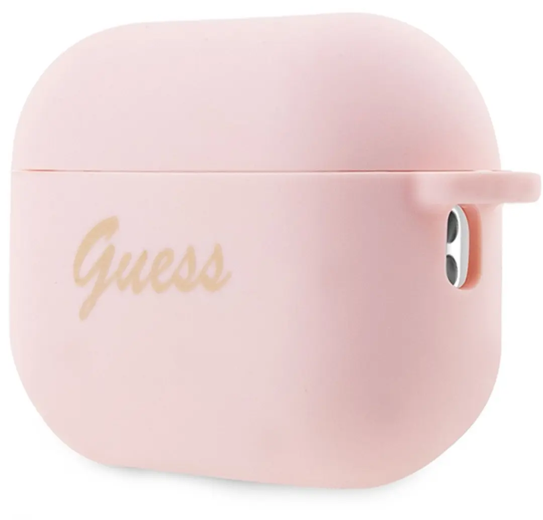 GUESS Heart Silicone Case 3666339111014 - AirPods Pro 2 Roze