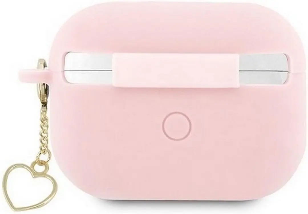 GUESS Heart Silicone Case 3666339111014 - AirPods Pro 2 Roze